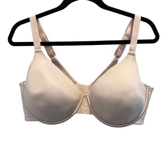 VANITY FAIR #76528 WOMENS SIZE 42DD PINK UNDERWIRE FULL COVERAGE BRA - Picture 1 of 16